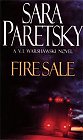 Book cover, Fire Sale, Sara Paretsky; 83x140