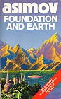 book cover, Foundation and Earth, Isaac Asimov