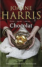 book cover, Chocolat, by Joanne Harris; 140x219