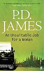 book cover, An Unsuitable Job for a Woman, P D James; 87x140