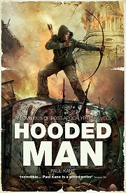 book cover, Hooded Man, by Paul Kane; 180x276