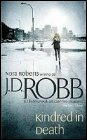 Book cover, Kindred in Death, J D Robb (Nora Roberts); 87x140