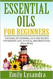 book cover, Essential Oils for Beginners, Emily Lysandra; 220x323