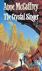book cover, Crystal Singer, by Anne McCaffrey; 82x139