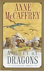 book cover, A Gift of Dragons, by Anne McCaffrey; 87x140