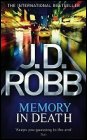 Book cover, Memory in Death, J D Robb (Nora Roberts); 87x140
