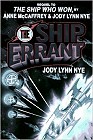 book cover, The Ship Errant, by Jody Lynn Nye; 93x140