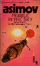 book cover, Pebble in the Sky, Isaac Asimov