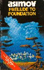 book cover, Prelude to Foundation, Isaac Asimov