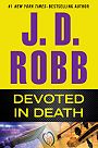 book cover, Devoted in Death by J. D. Robb, reading order; 90x136