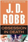 book cover, Obsession in Death, by J D Robb; 93x140