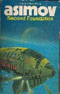 book cover, Second Foundation, Isaac Asimov