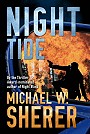 book cover, Night Tide, by Michael W. Sherer; 90x134