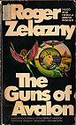 book cover; The Guns of Avalon by Roger Zelazny; 86x142