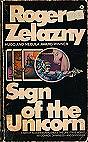 book cover; Sign of the Unicorn by Roger Zelazny; 88x142