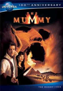 DVD Cover, The Mummy, Evie as female hero; 220x313