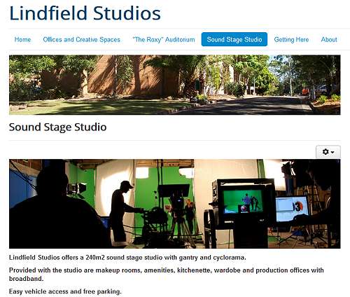 screen capture Lindfield Studios site; 500x424