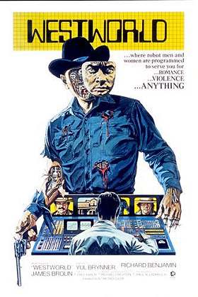 movie poster, Westworld; 280x420