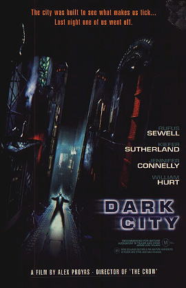 Movie Poster, Dark City, Festivale movie review
