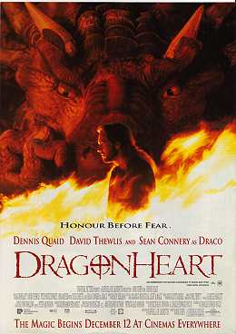 Movie Poster, Dragonheart; Festivale film reviews; dragonheart.jpg - 17013 Bytes