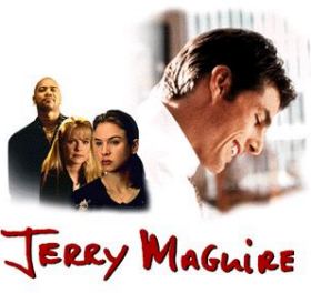 Tom Cruise in Jerry Maguire copyright Tristar Pictures