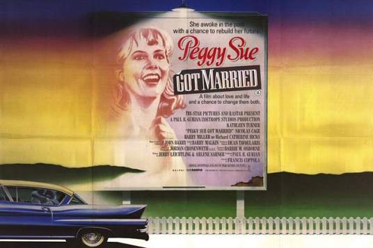 Move poster, Peggy Sue Got Married; Festivale film review