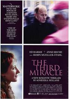 Movie poster: The Third Miracle; Festivale film review; 220x315