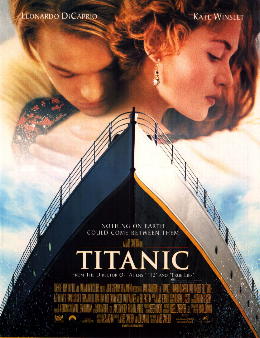 Movie Poster, Titanic, Festivale film reviews section