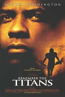movie poster, Remember the Titans, film review