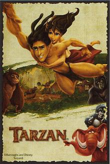 Movie Poster, Tarzan (C) Disney, Festivale online magazine, film review section; tarzan.jpg - 19840 Bytes