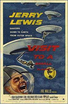 Movie poster, Visit to a Small Planet; Festivale film review