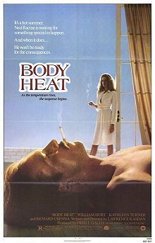 Movie Poster, Body Heat, Festivale film review; 220x343