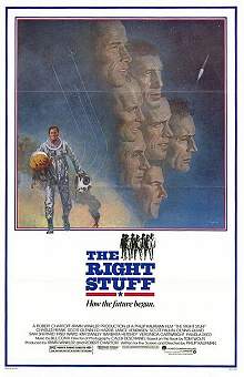 Movie poster, The Right Stuff; Festivale film review