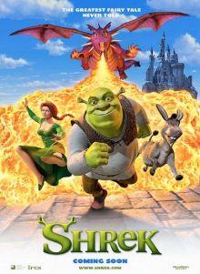 movie poster, Shrek, Festivale film review section