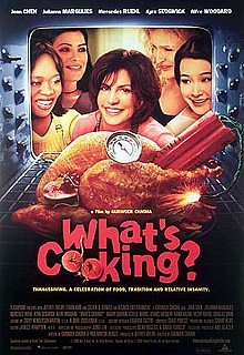 movie poster, What's Cooking, Festivale film review; 220x320