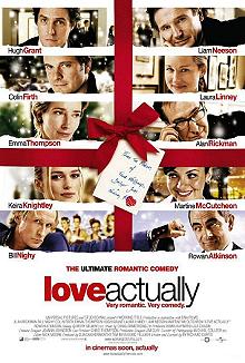 Movie poster, Love Actually; Festivale film review