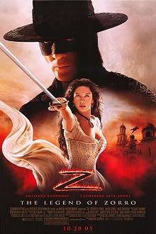 Movie poster, Legend of Zorro; Festivale film review