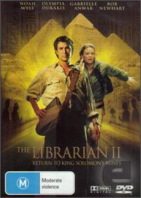 DVD Cover, The Librarian Return to King Solomon's Mines; Festivale review