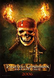Movie Poster; Pirates of the Caribbean Dead Man's Chest; Festivale film review