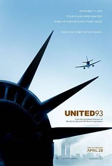 Movie poster, United 93; Festivale film review