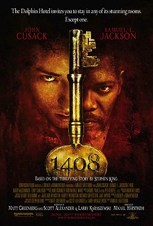 Movie poster, 1408; Festivale film review