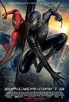 Movie poster, Spiderman 3; Festivale film review