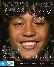 Movie poster, Boy, Festivale film review; 220x274