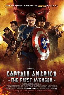 Movie poster, Captain America: The First Avenger, Festivale film review; 220x326