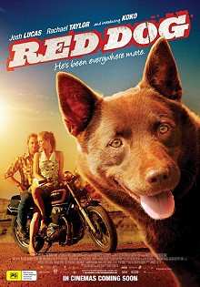 Movie poster, Red Dog, Festivale film review; 220x315