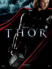 Movie poster, Thor, Festivale film review; 220x293