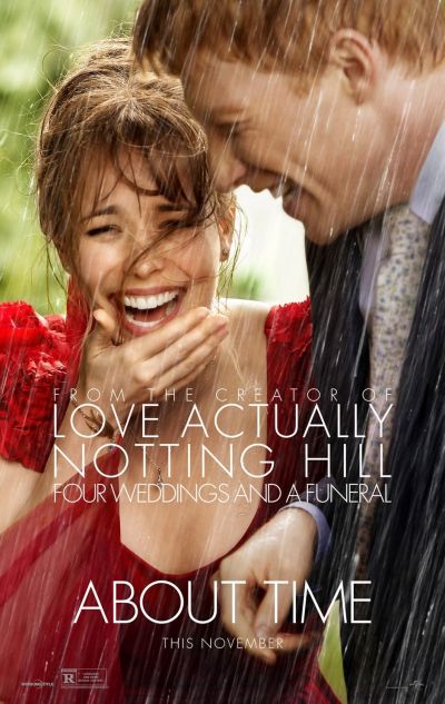 Movie poster, About Time, Festivale film review; 220x324