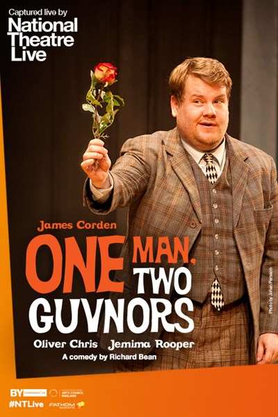 play poster, One Man, Two Guvnors, Festivale film review; 400x600