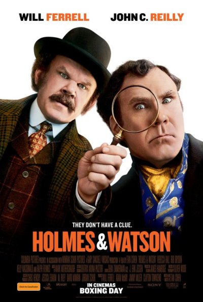 Movie poster, Holmes & Watson; {CopyrightNotice}, Festivale film review