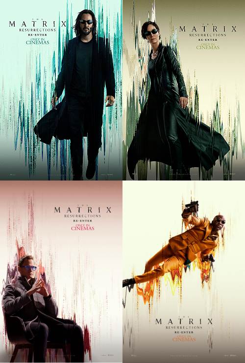 Movie poster, Matrix Resurrections; Festivale film review